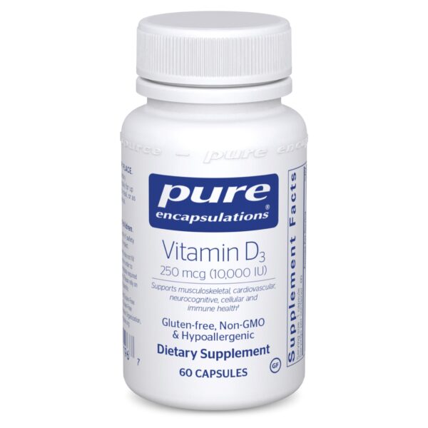 Vitamin D3 250 mcg (10,000 IU) 60's
