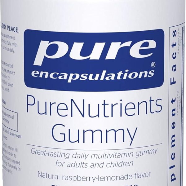 Pure Encapsulations PureNutrients Gummy 100's (natural raspberry-lemonade flavor)