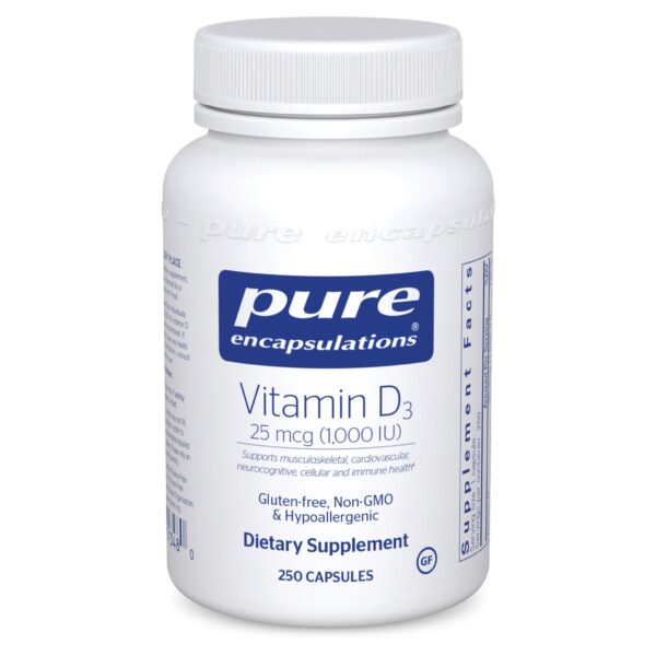 Vitamin D3 25 mcg (1,000 IU) 250's